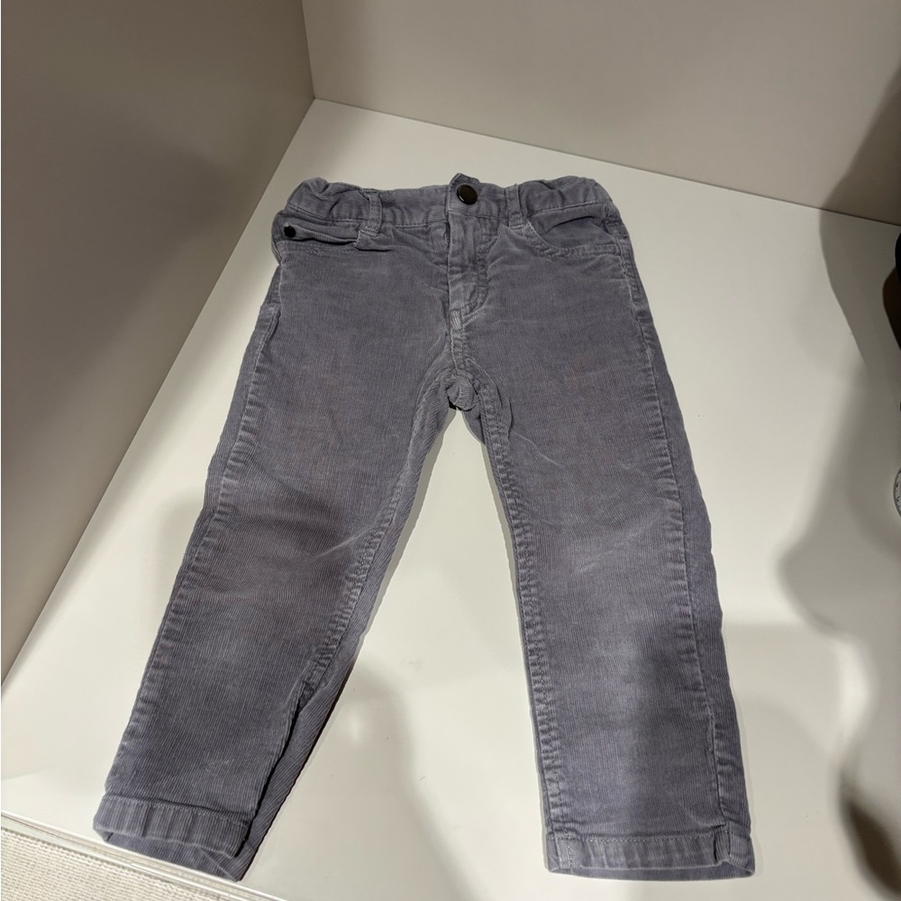 Jacadi boys Gray Corduroy Pants 24 months